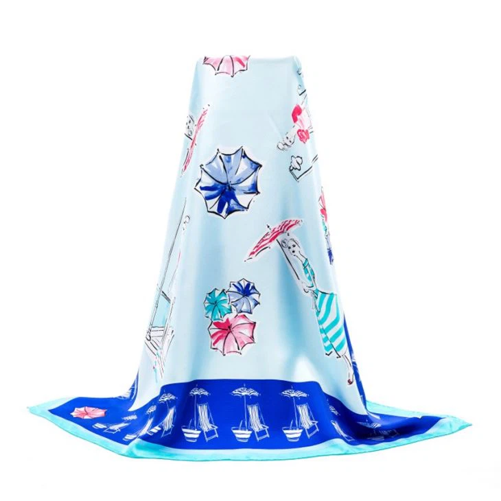 Wholesale Custom Lady Silk Scarf Factory